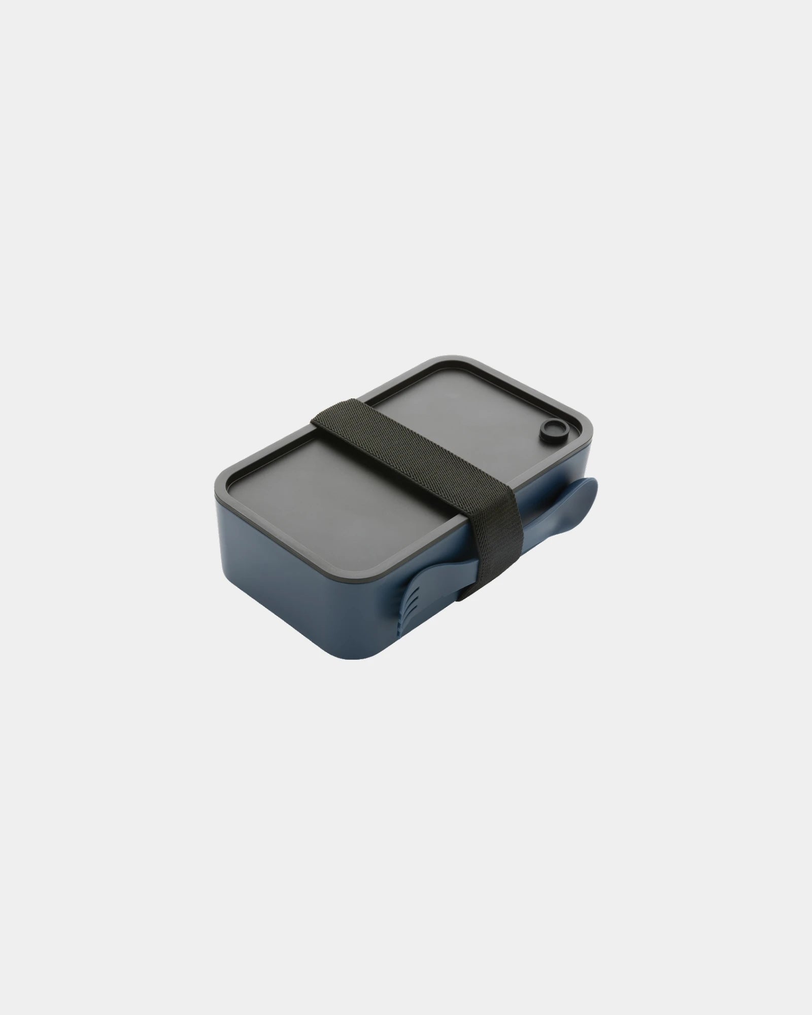 Promotional eco-friendly lunch box 0.8L with cutlery - Navy