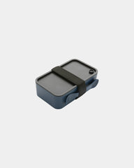 Promotional eco-friendly lunch box 0.8L with cutlery - Navy