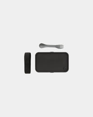 Promotional eco-friendly lunch box 0.8L with cutlery