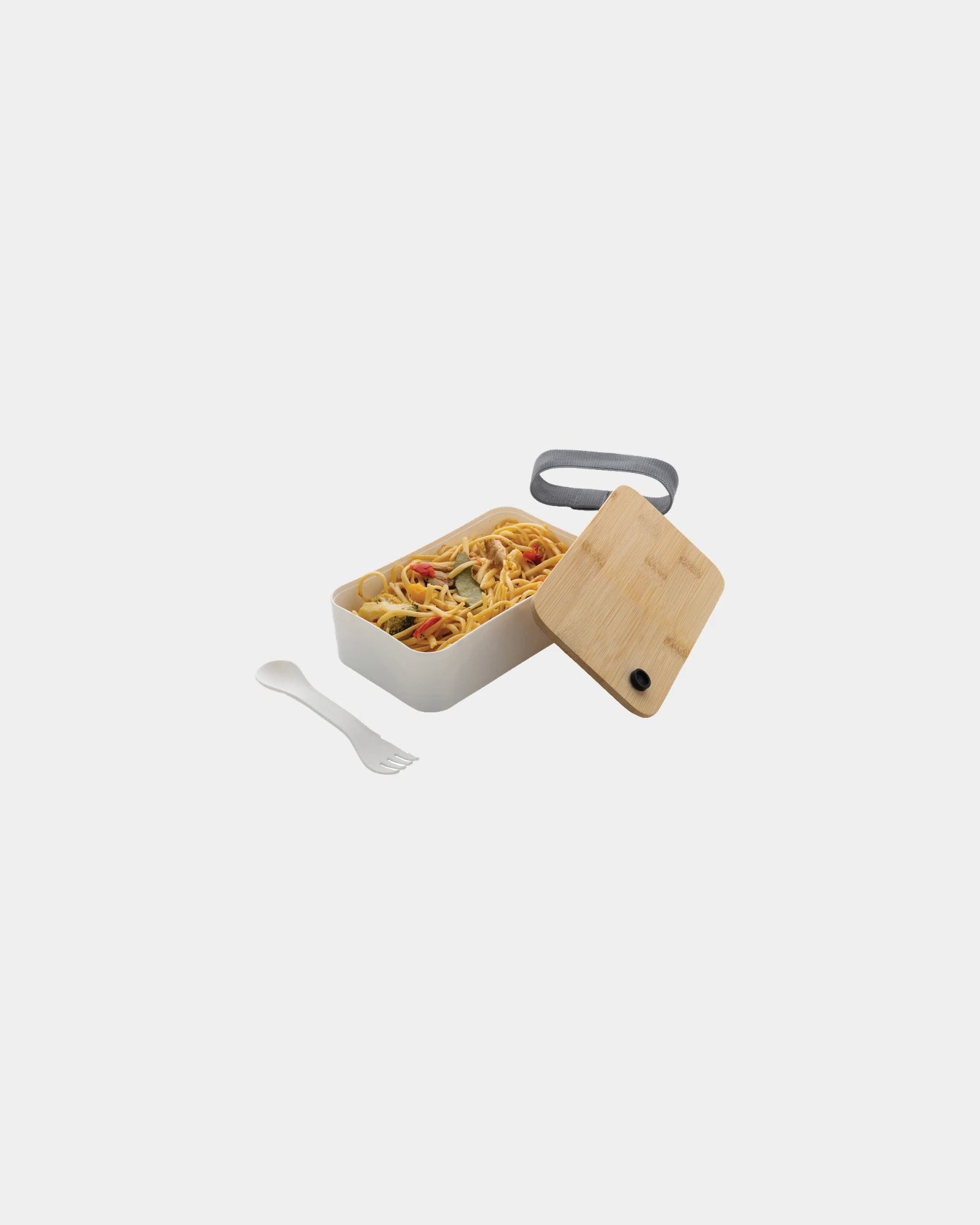 Promotional recycled PP lunchbox with bamboo lid