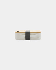 Promotional recycled PP lunchbox with bamboo lid