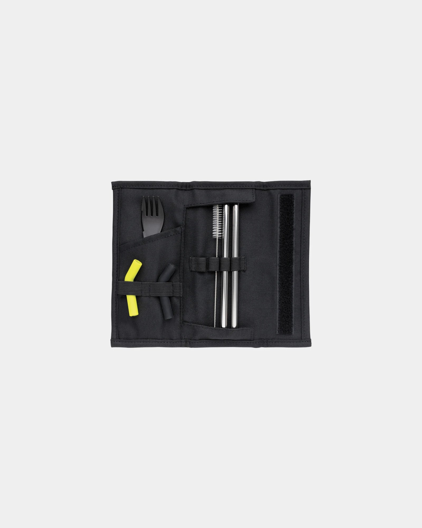 Promotional stainless steel straw set with silicone tips - 2