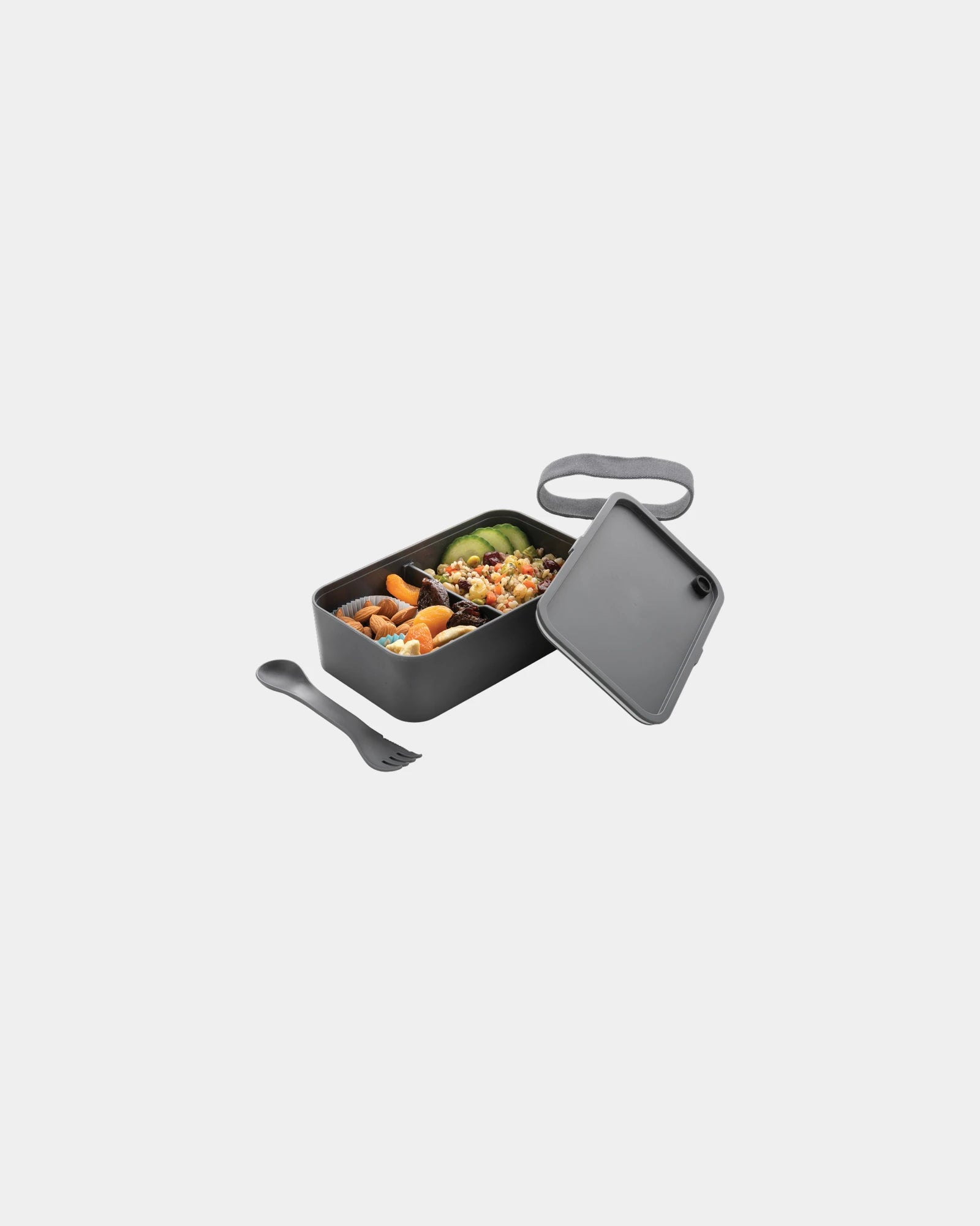 Promotional PP lunch box with spoon-fork - 1