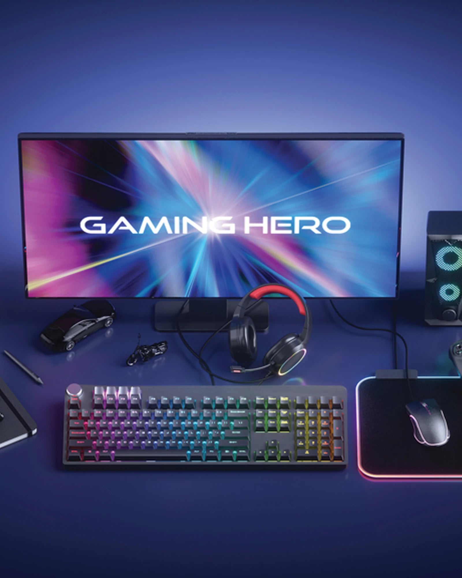 Custom RGB gaming mouse ergonomic design - 1