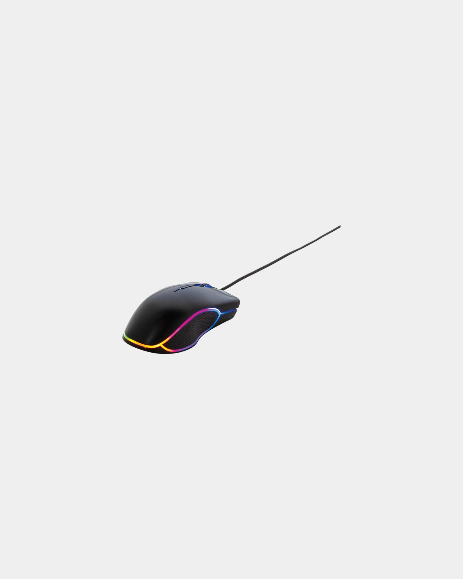 Custom RGB gaming mouse ergonomic design - Black