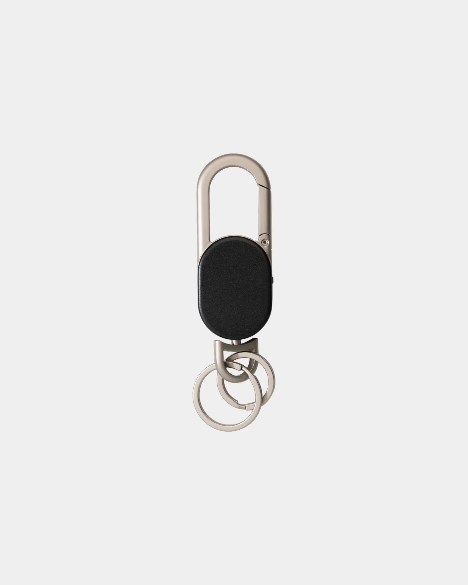 Promotional Keyfinder Dual keychain with geolocation - Black