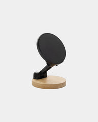 Promotional recycled ABS bamboo phone mount - Black