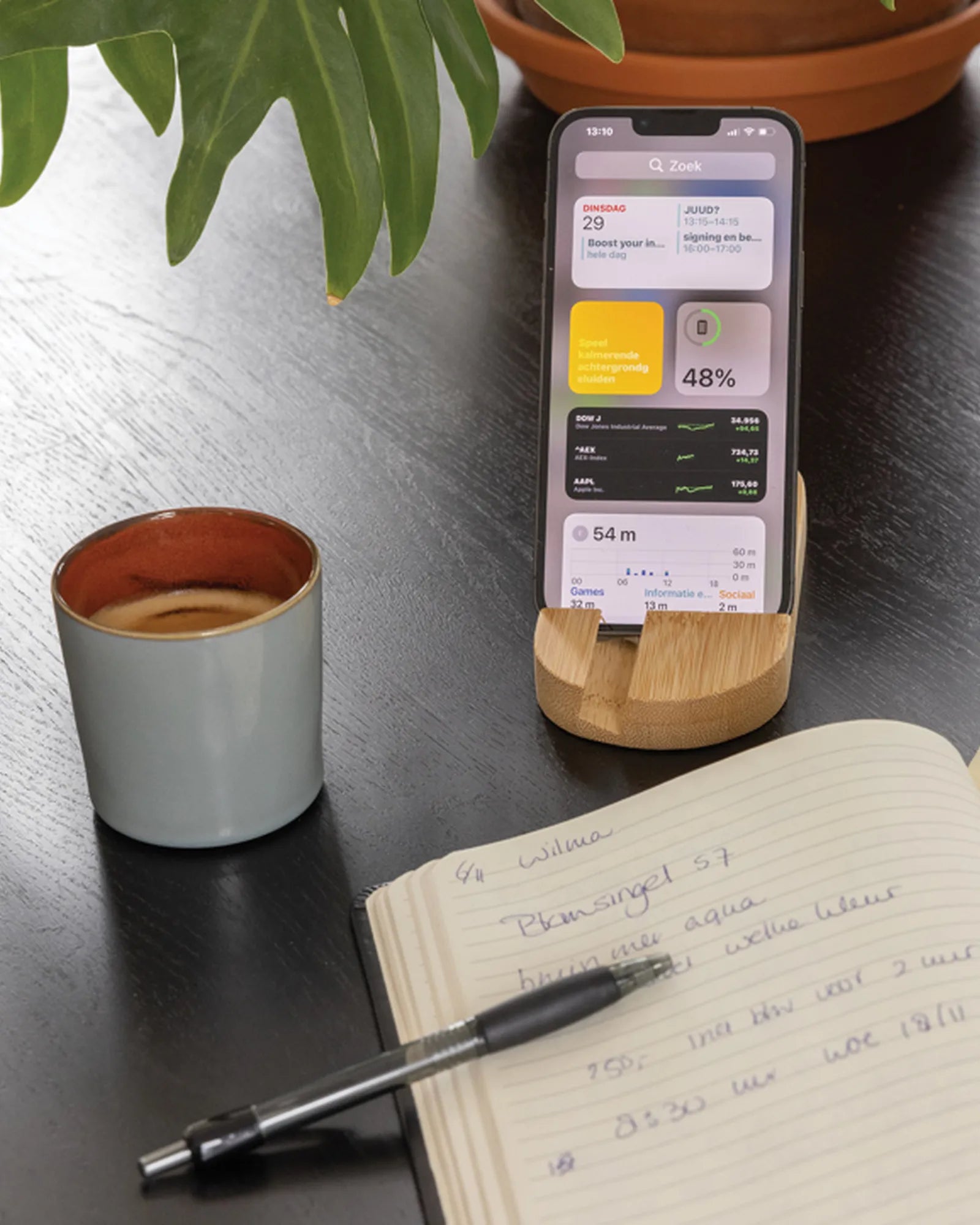 Promotional bamboo phone and tablet stand - 5