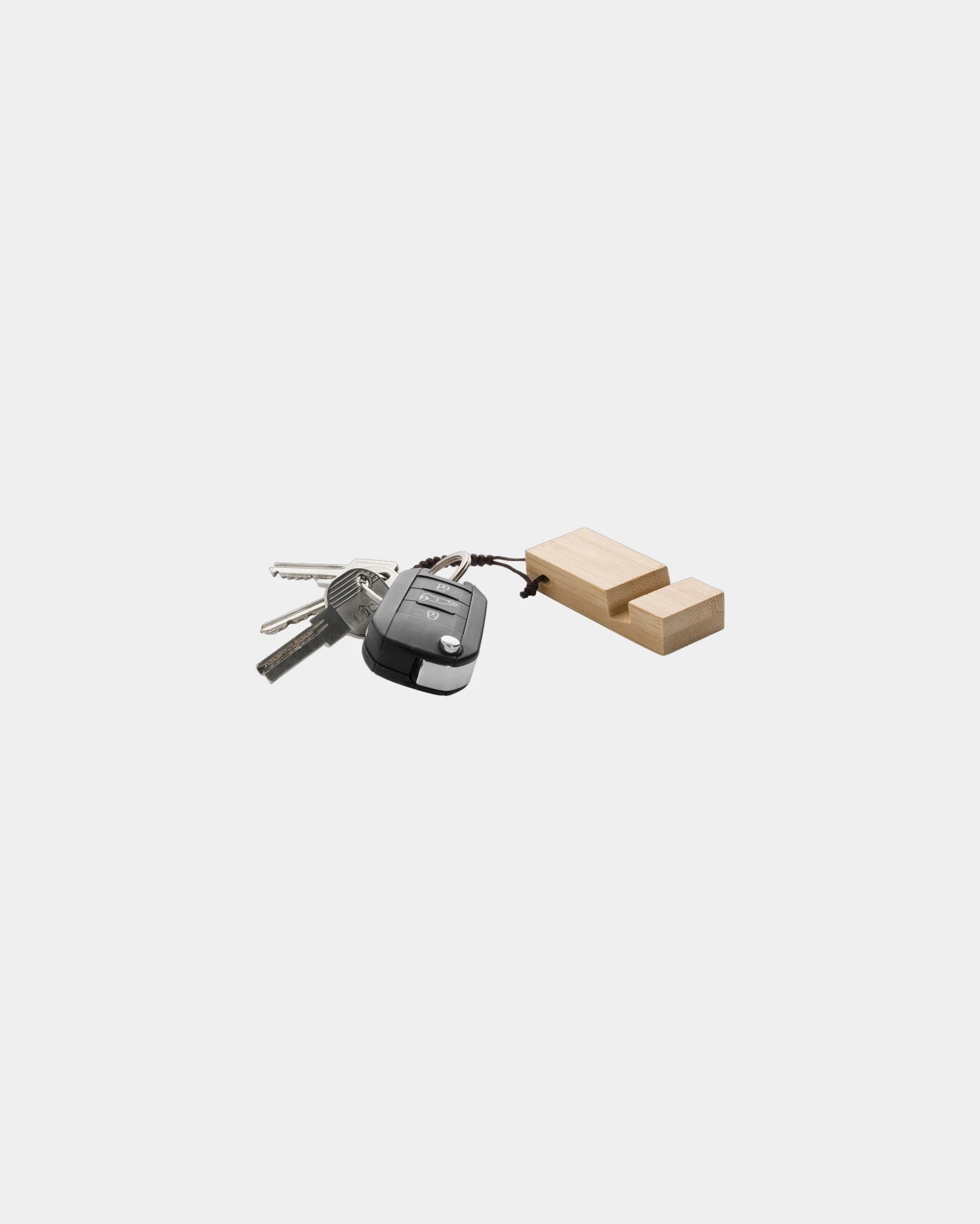 Promotional FSC bamboo phone stand - Brown