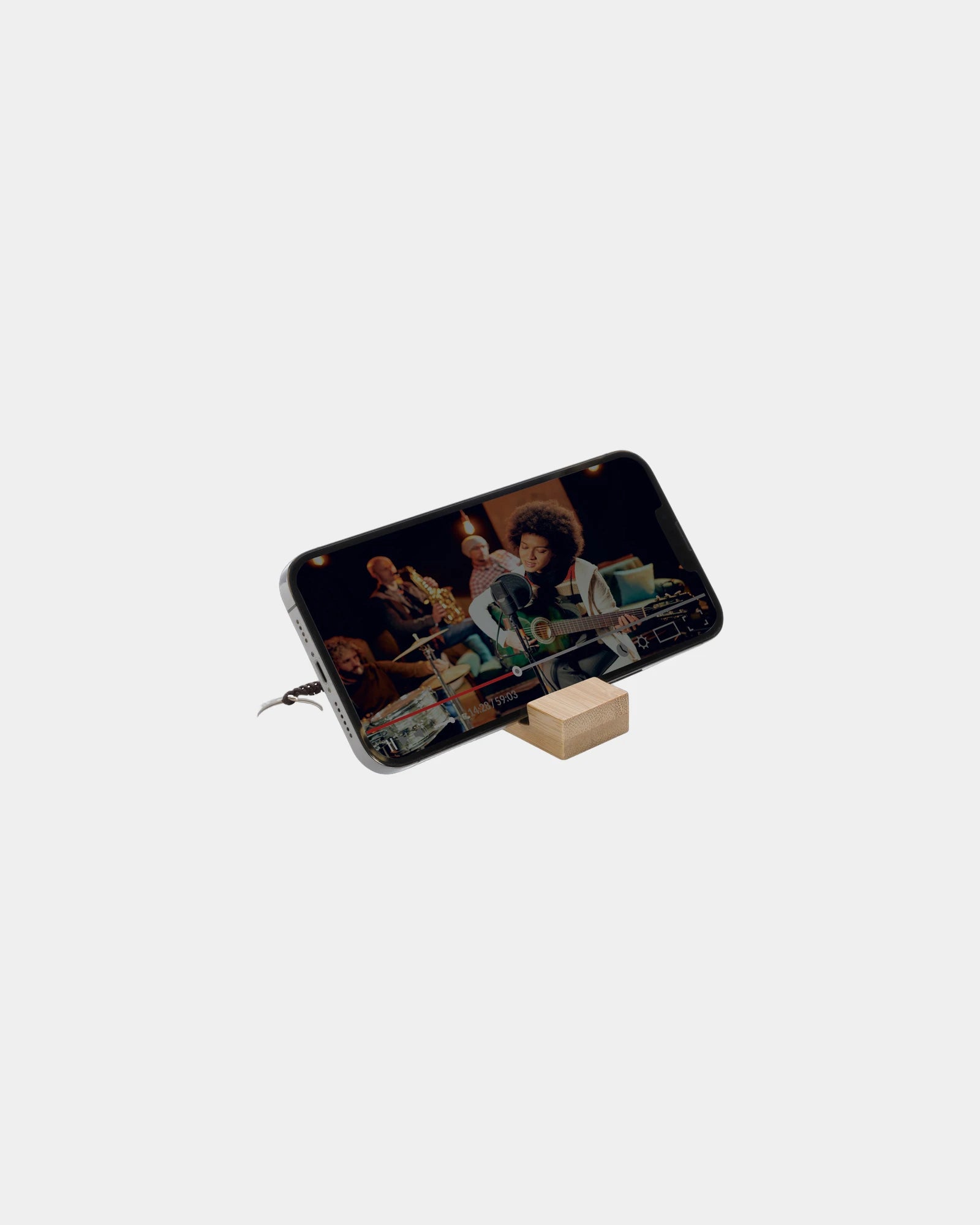 Promotional FSC bamboo phone stand - 2
