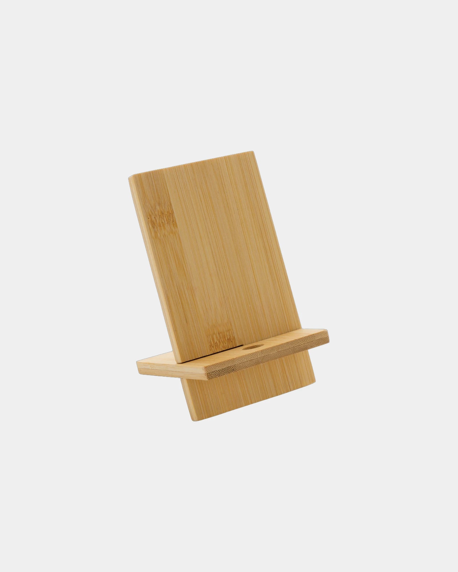 Promotional FSC bamboo phone stand - Brown