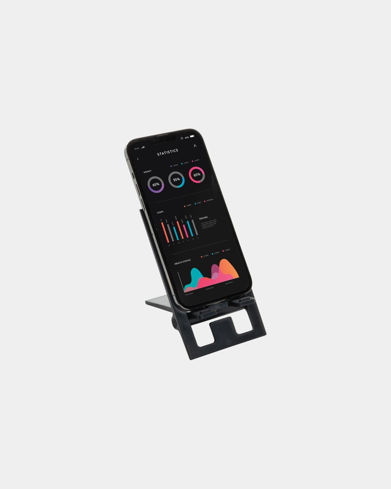 Promotional recycled plastic phone stand - 1