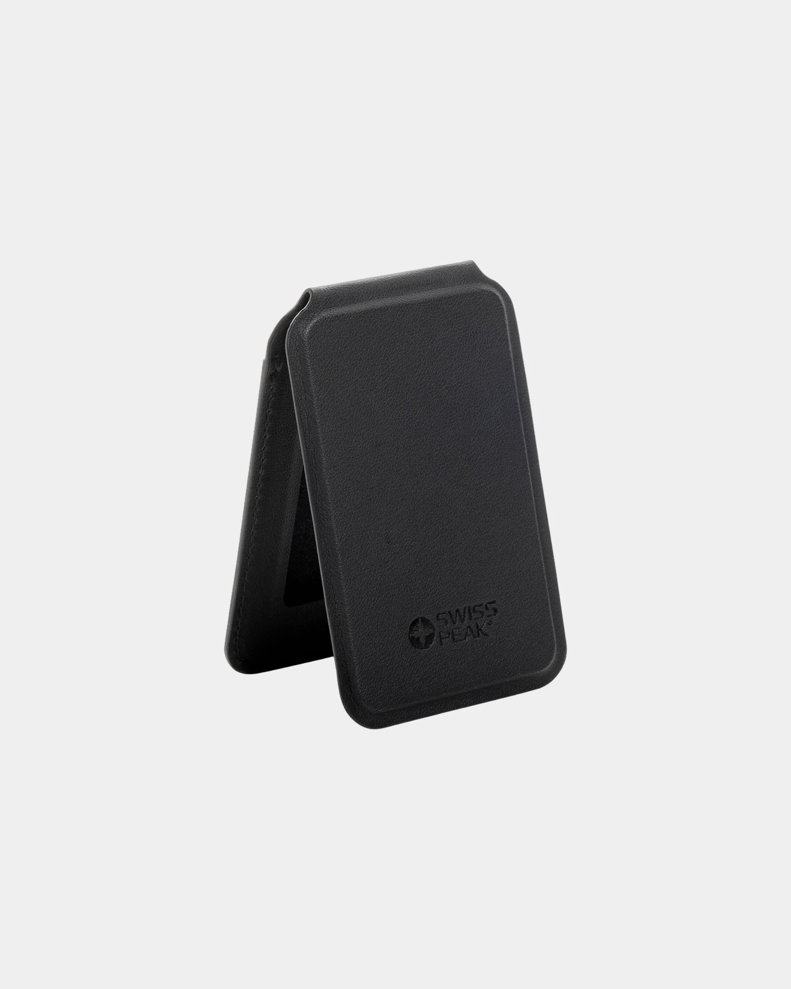 Promotional recycled PU magnetic wallet - Black