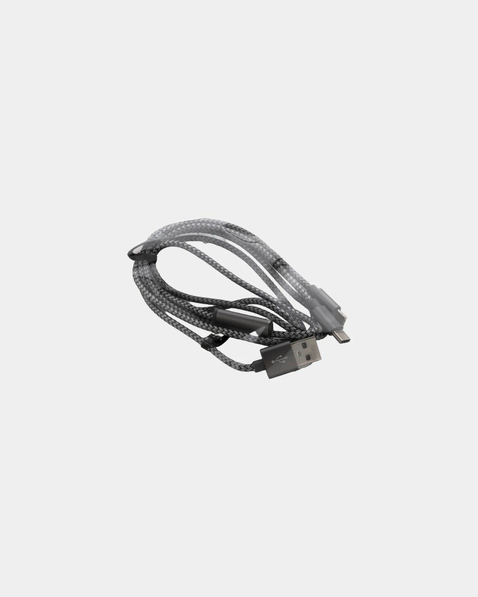 Promotional braided 3-in-1 charging cable - 5