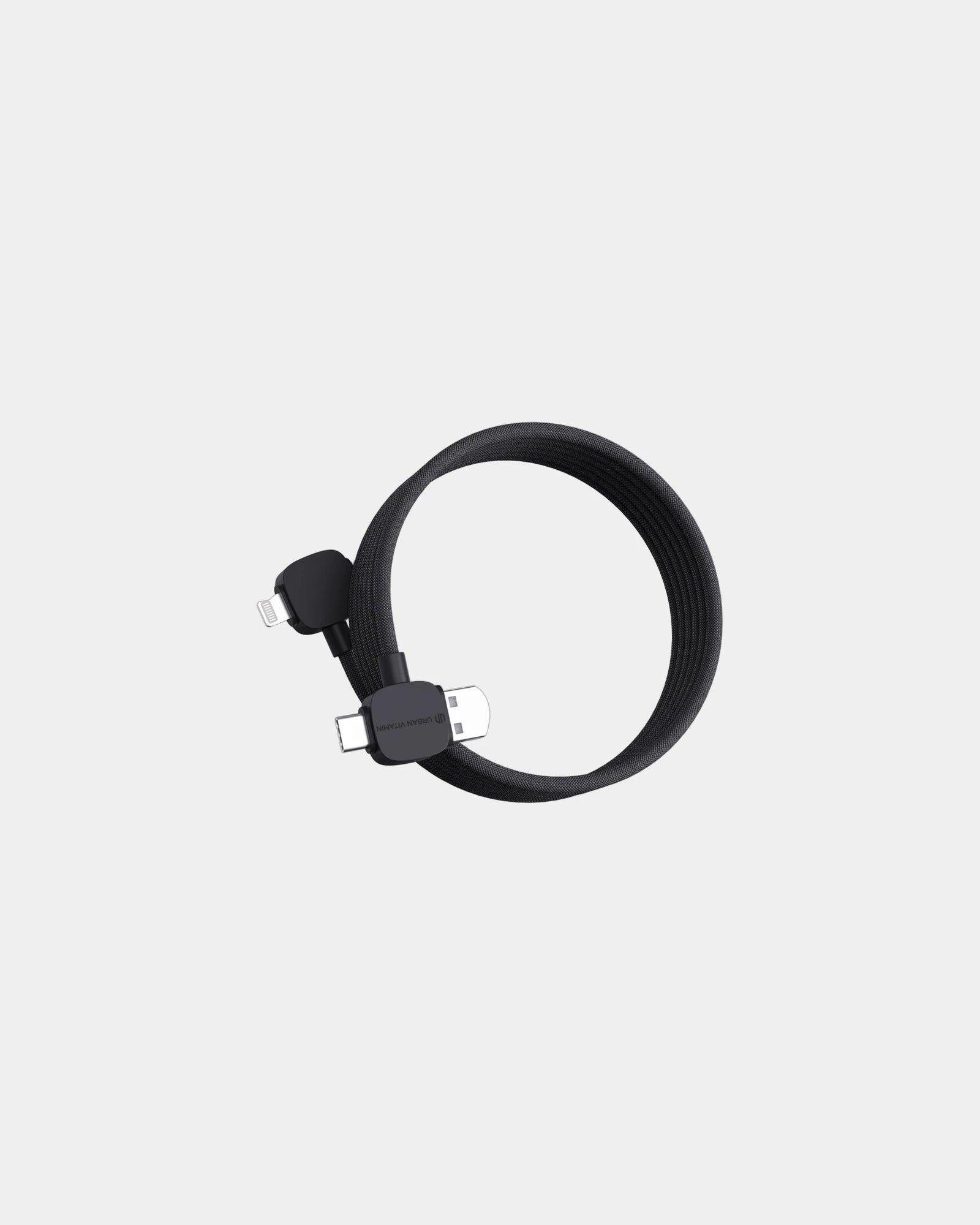 Custom recycled 65W cable Urban Vitamin Stockton - Black