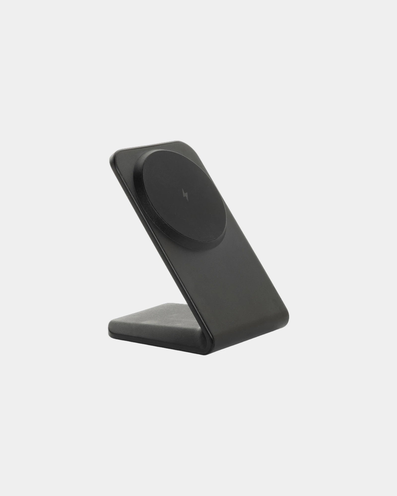 Promotional recycled plastic 15W wireless charger - Black
