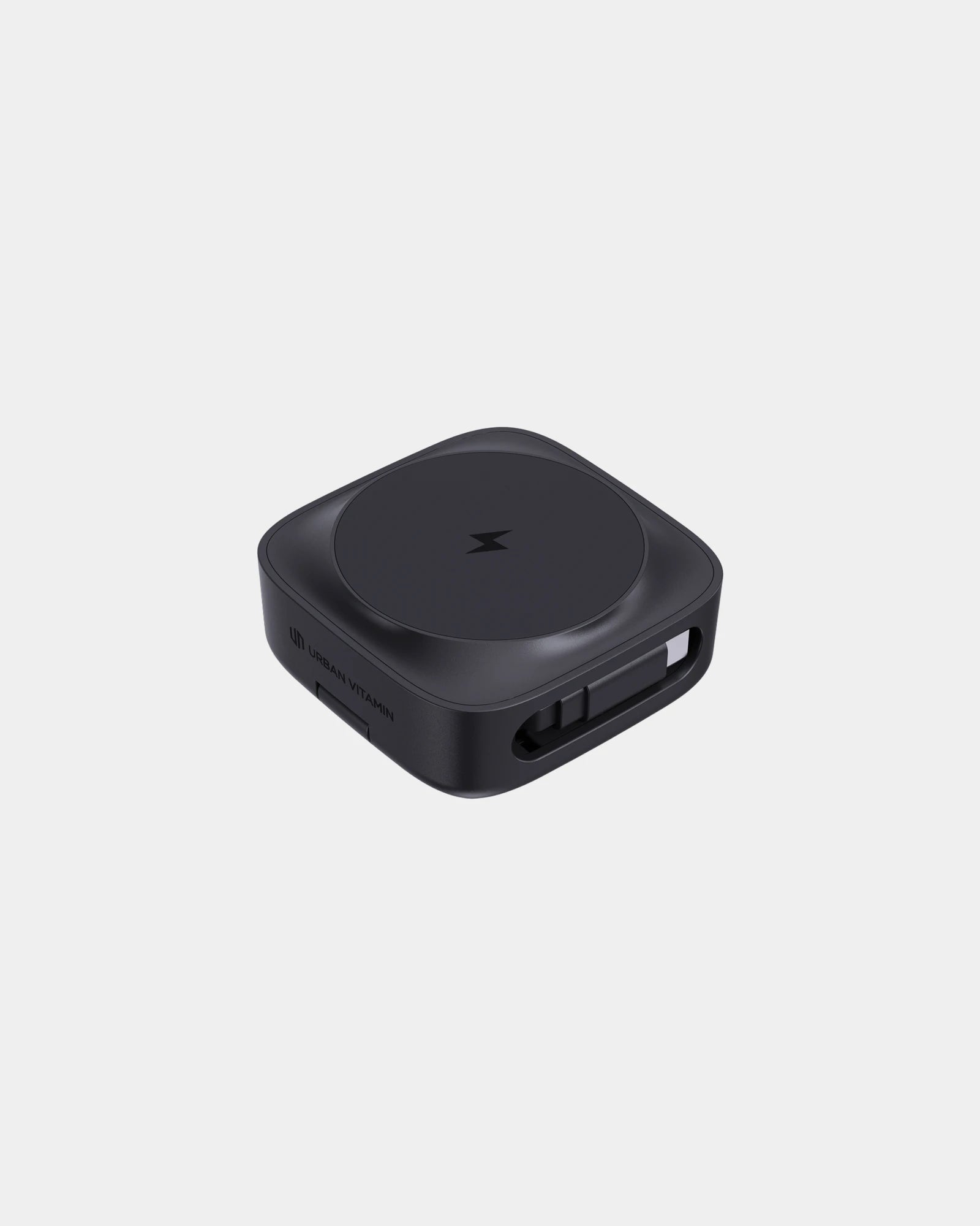 Custom magnetic 15W charger Urban Vitamin Golet - Black