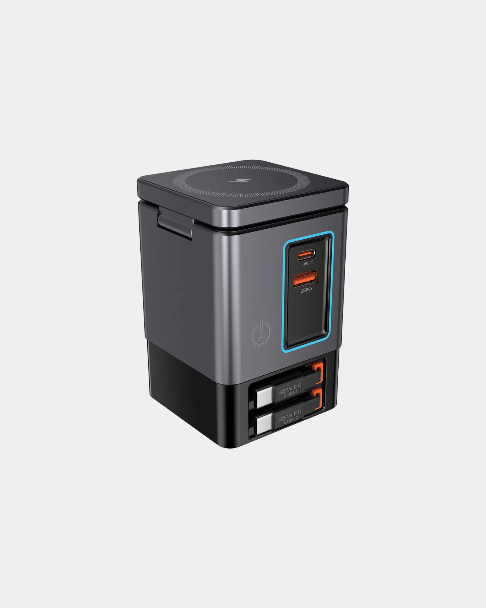 Custom eco-friendly 105W charger Urban Vitamin Sacramento - Grey