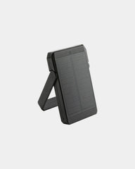 Custom recycled solar power bank 5000 mAh - Black