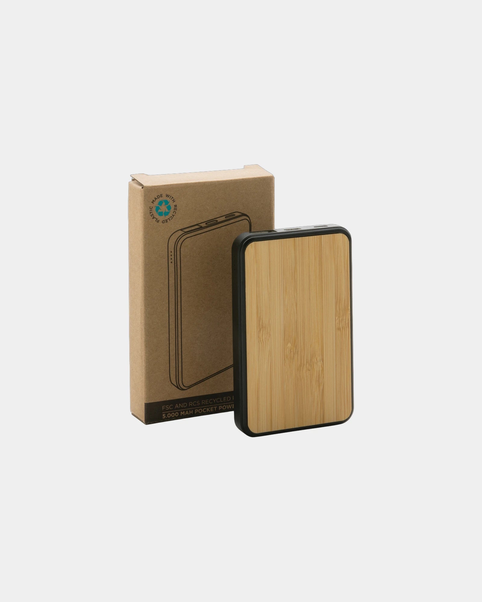 Promotional recycled ABS power bank 5000mAh - 5