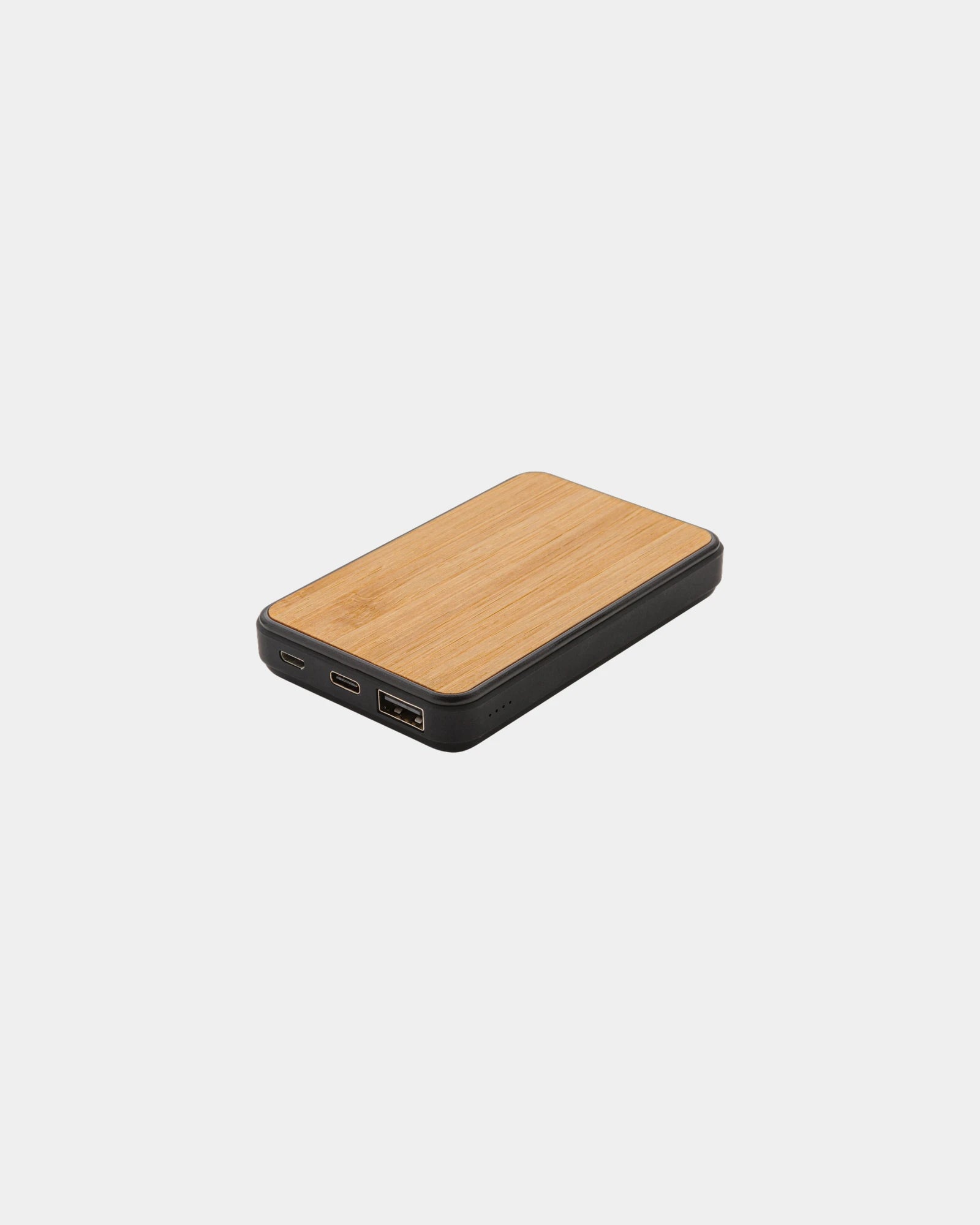 Promotional recycled ABS power bank 5000mAh - Brown
