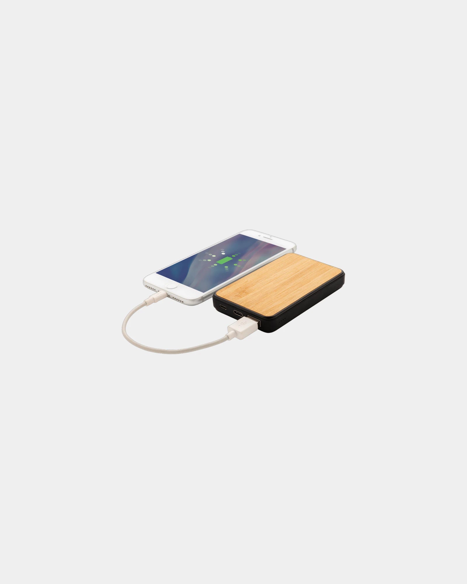 Promotional recycled ABS power bank 5000mAh - 1