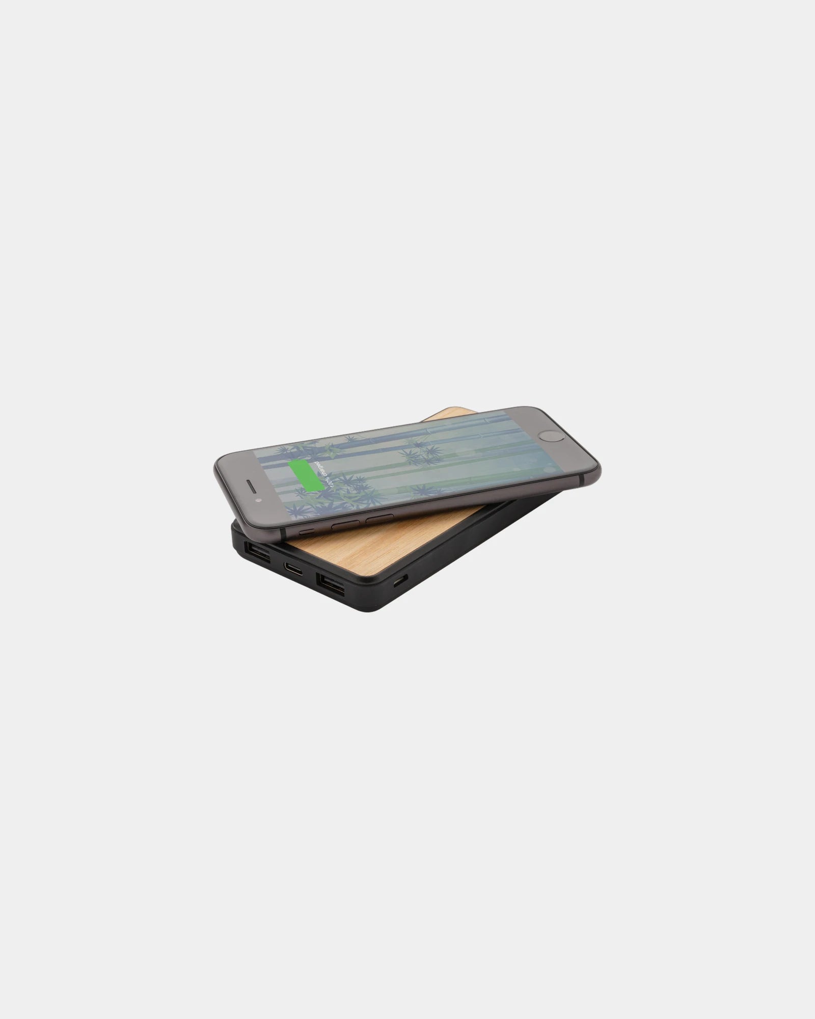 Promotional recycled ABS power bank 8000mAh - 1