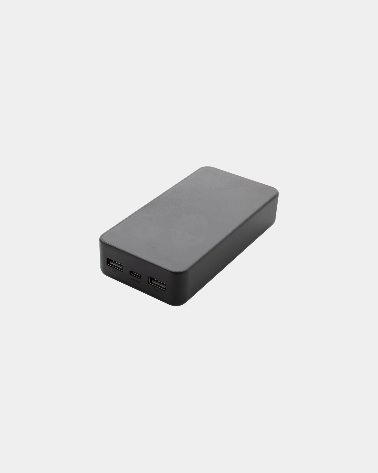 Custom recycled power bank 20,000mAh USB C - Black
