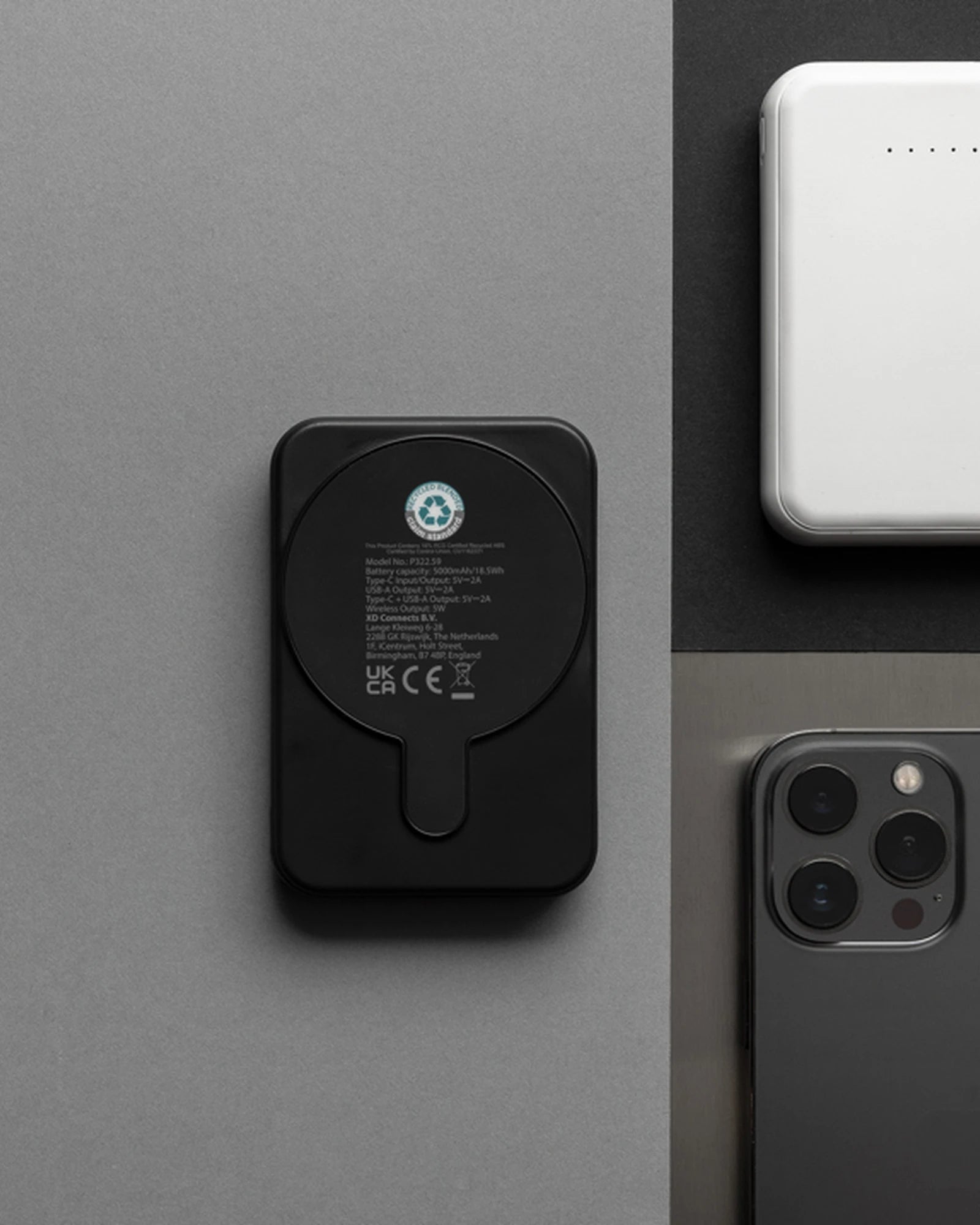 Promotional recycled power bank 5000mAh - 8