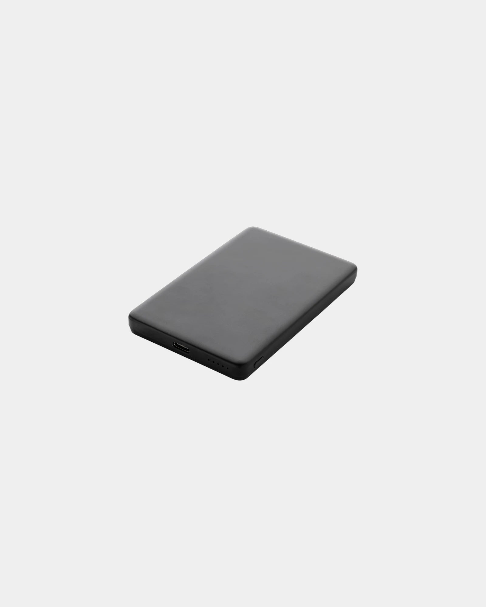 Promotional recycled aluminum power bank 5000mAh - Black