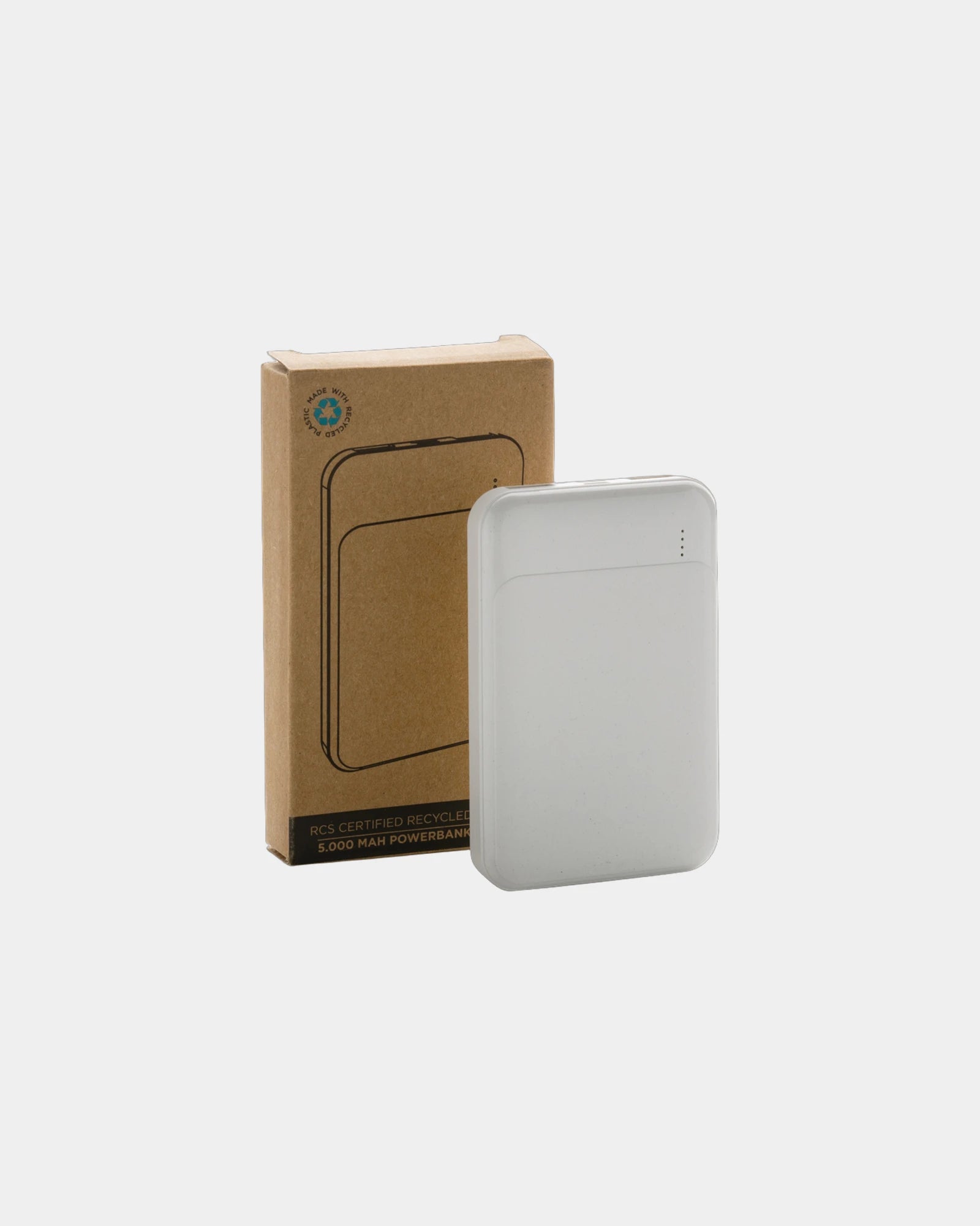Custom recycled plastic power bank 5000 mAh - 11