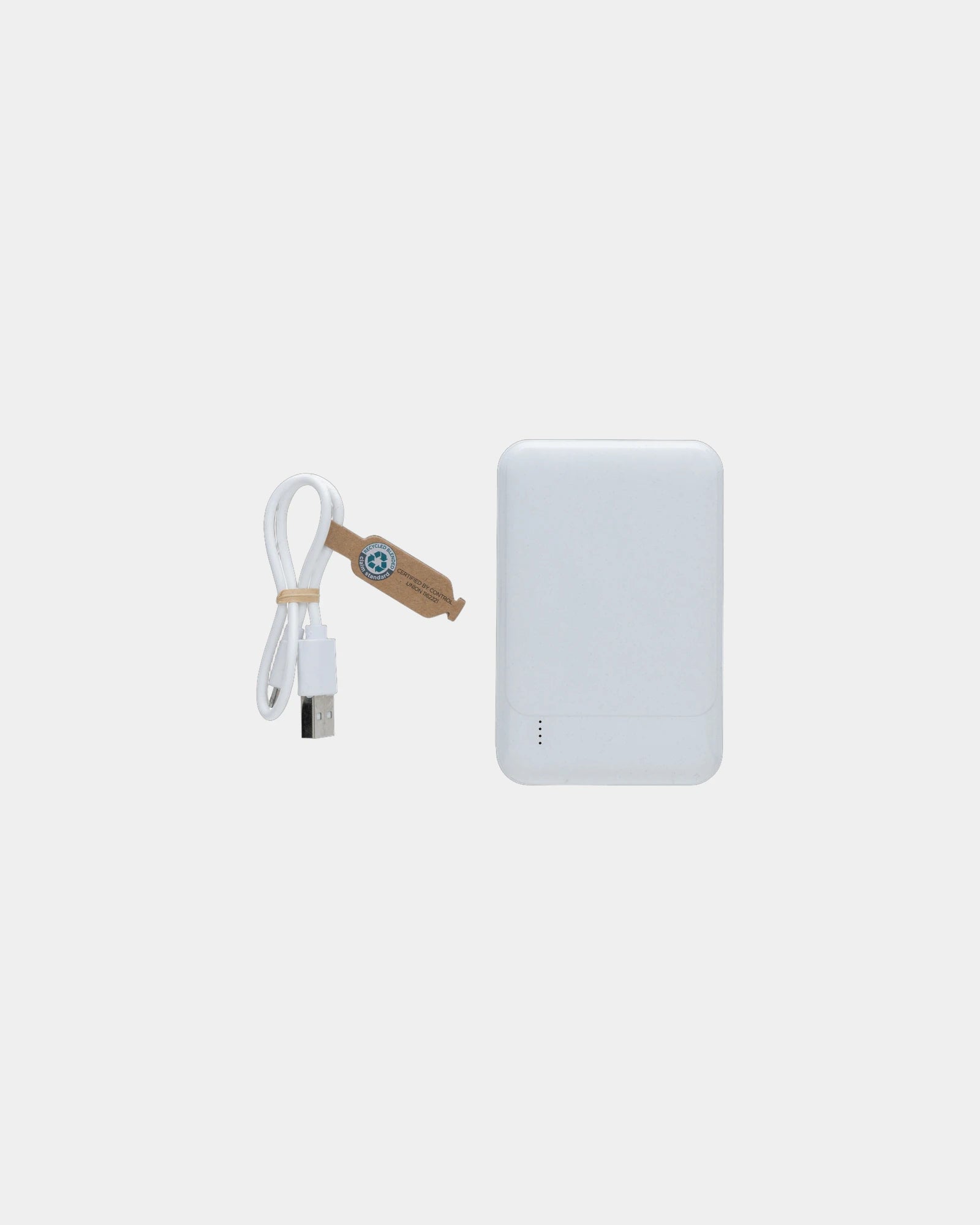 Custom recycled plastic power bank 5000 mAh - 7