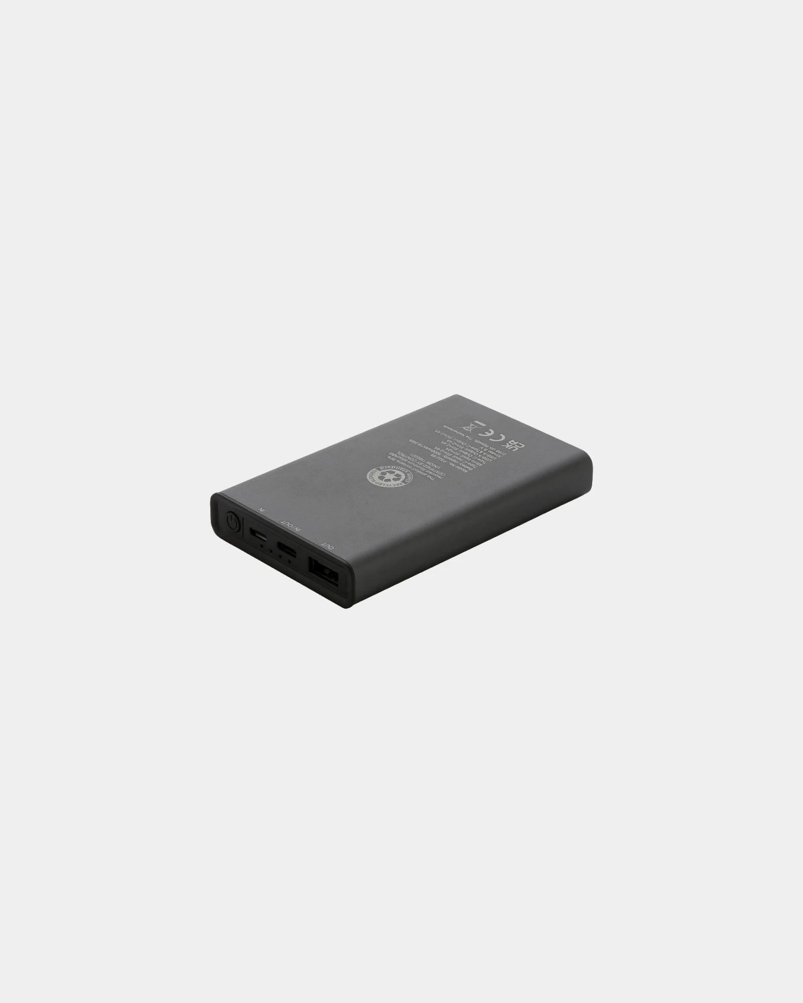 Custom recycled aluminum power bank 5000 mAh