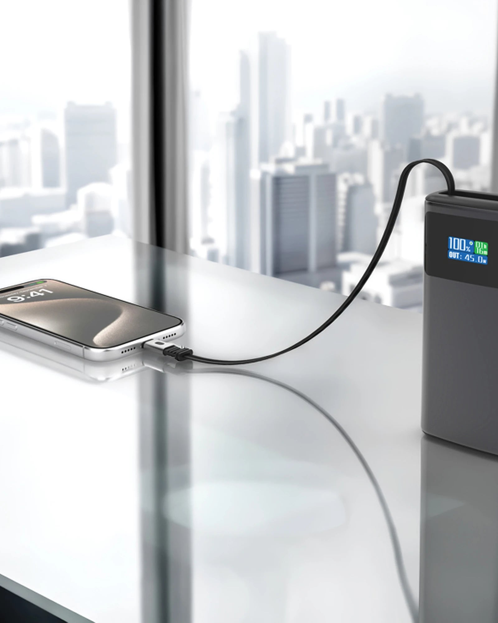Custom 10,000mAh power bank with USB-C Quantum RCS - 8