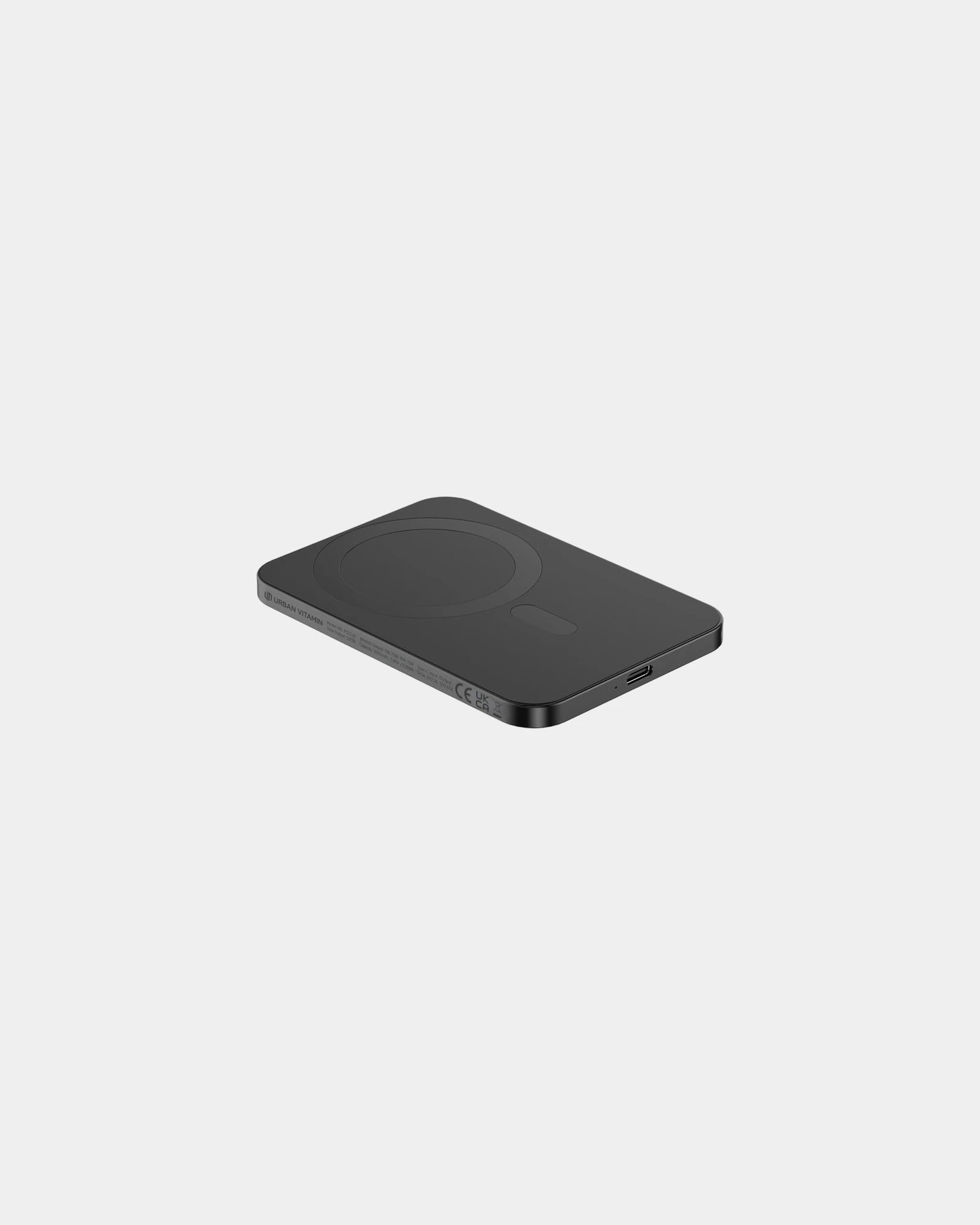 Custom recycled power bank Urban Vitamin Burbank - Black