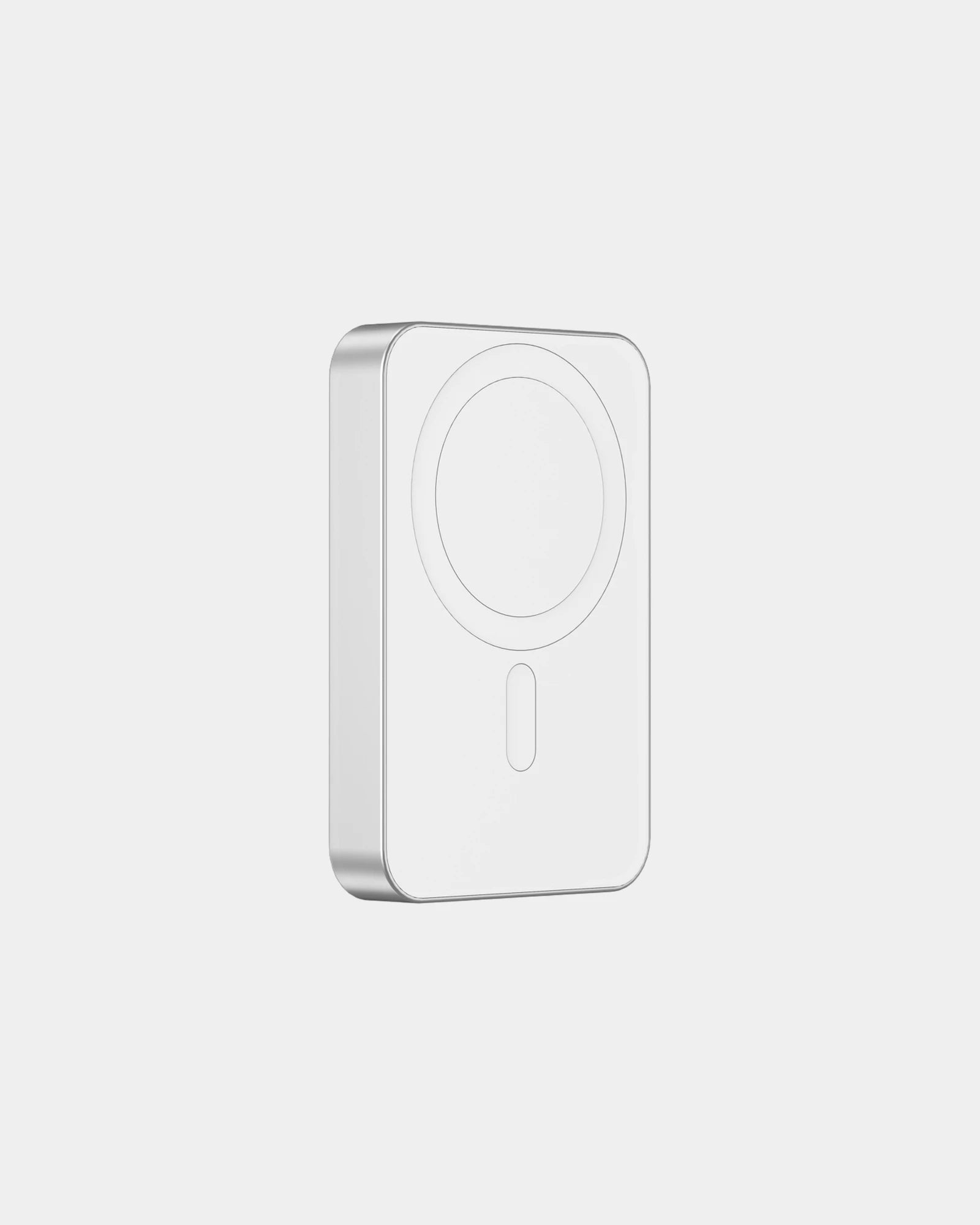 Custom recycled aluminum power bank Urban Vitamin Compton - Silver