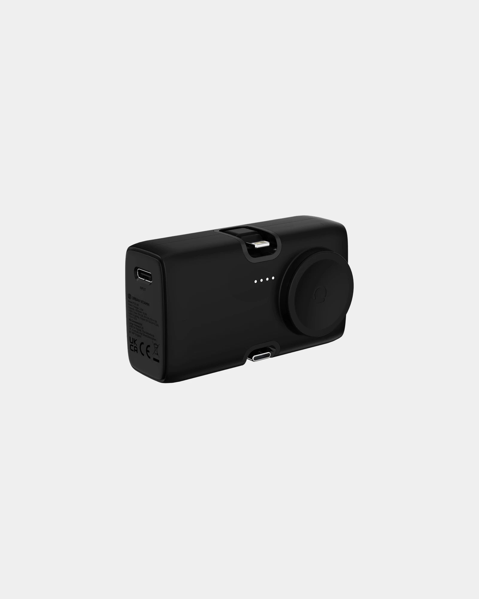 Custom promotional power bank Urban Vitamin San Diego - Black