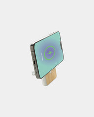 Custom bamboo power bank 5000mAh with ABS case - 11