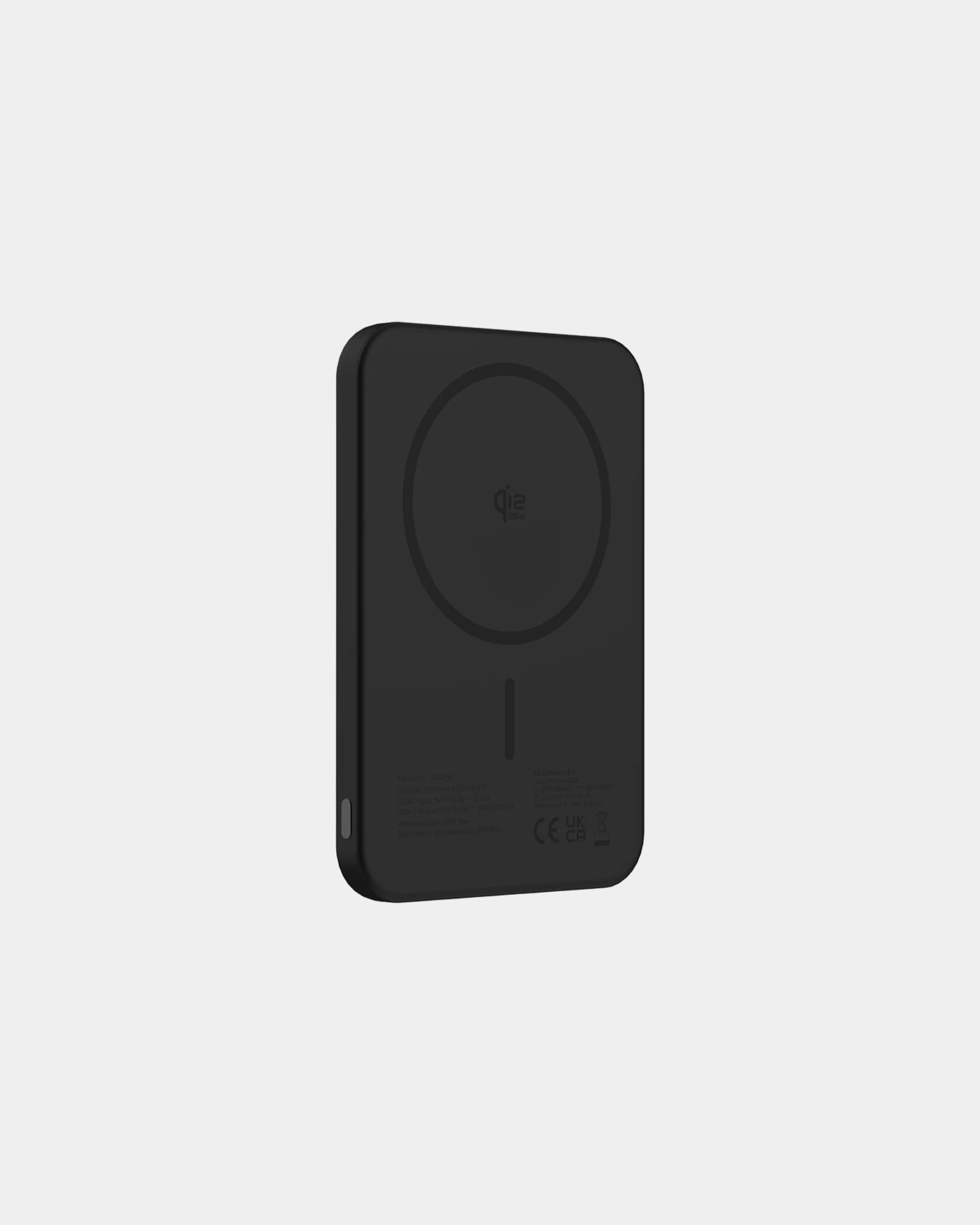 Custom eco-friendly power bank Urban Vitamin Pomona - Black