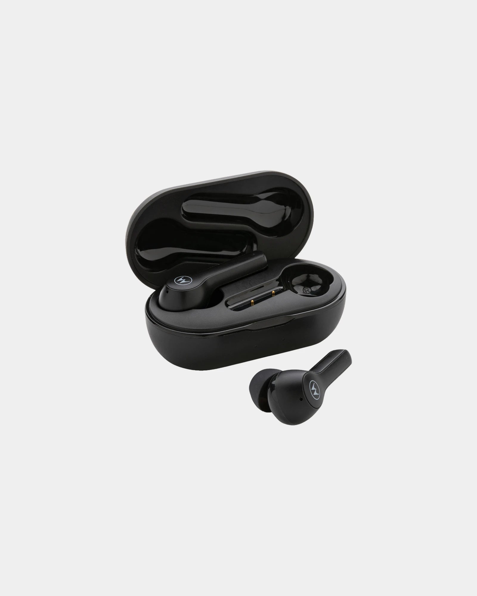 Custom ergonomic Bluetooth earbuds Motorola Moto 85 - Black