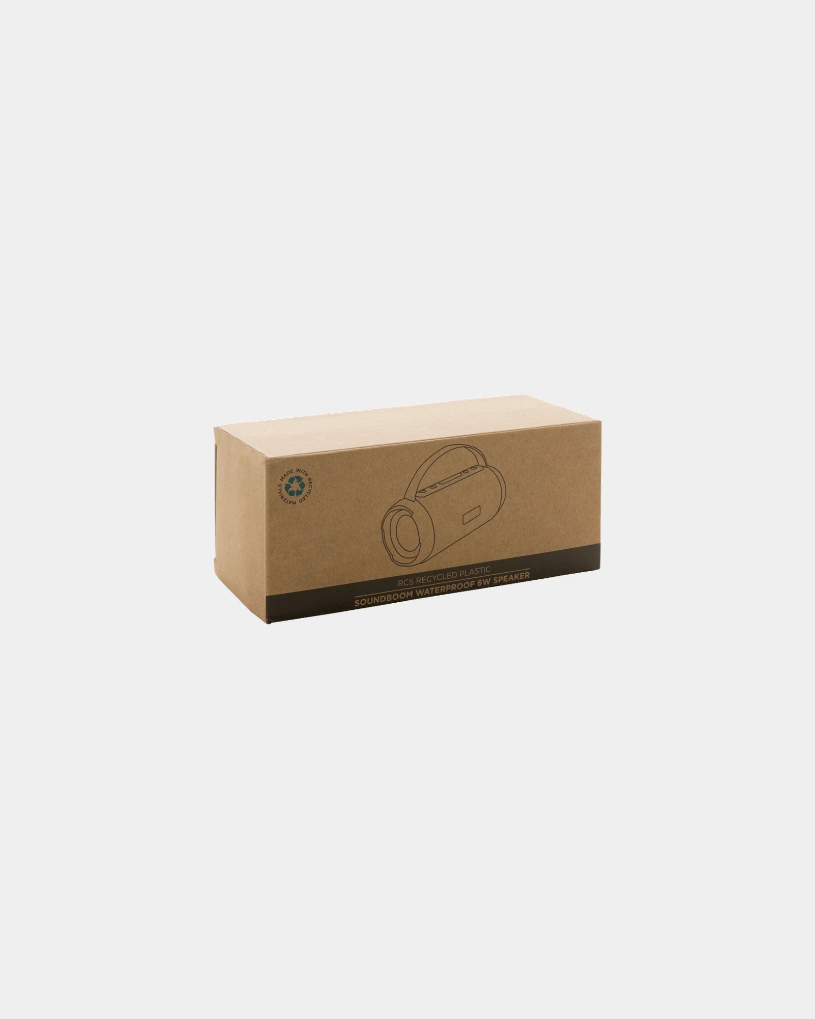 Promotional waterproof speaker 6W recycled ABS