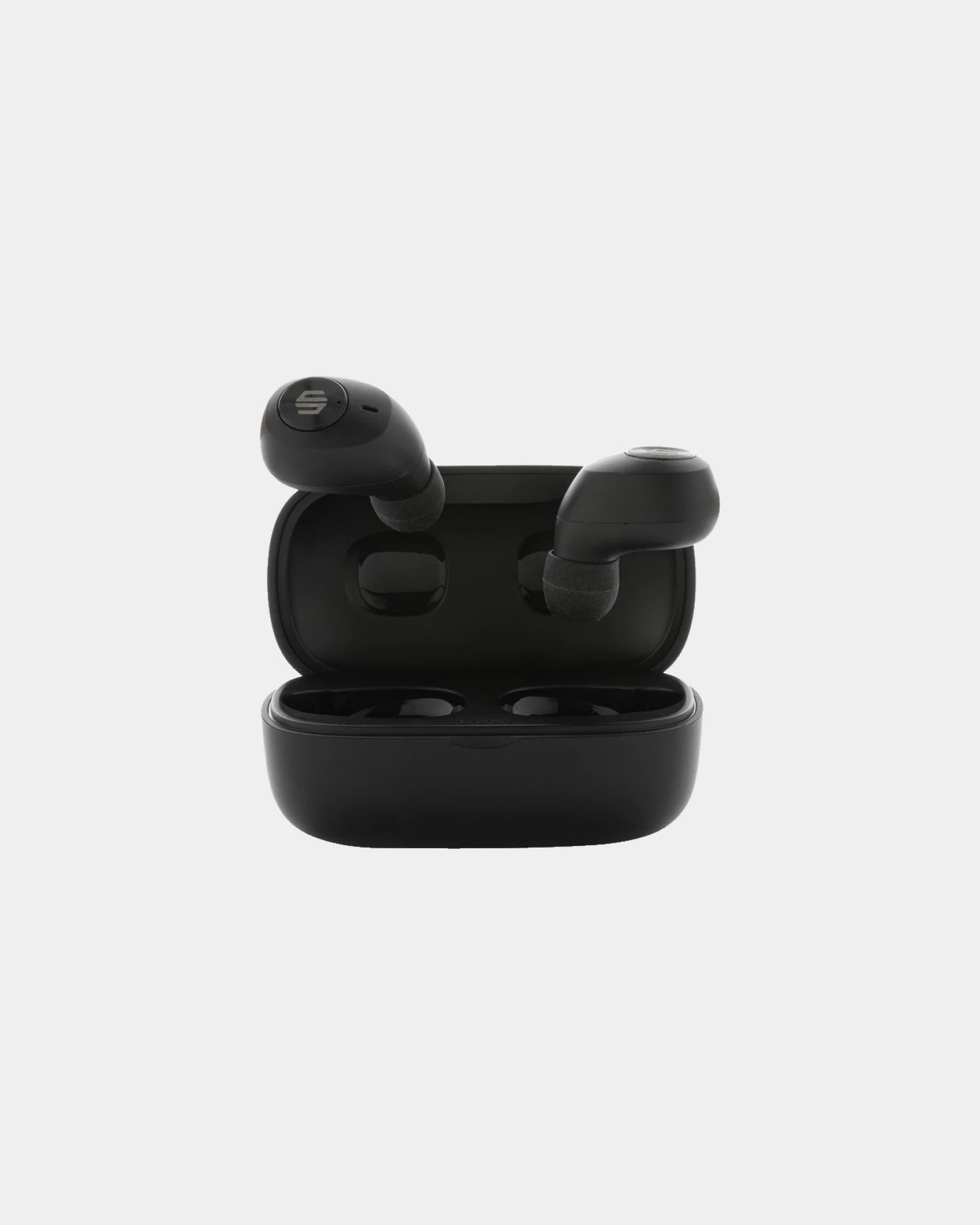 Custom recycled ABS wireless earbuds Urban Vitamin - Black