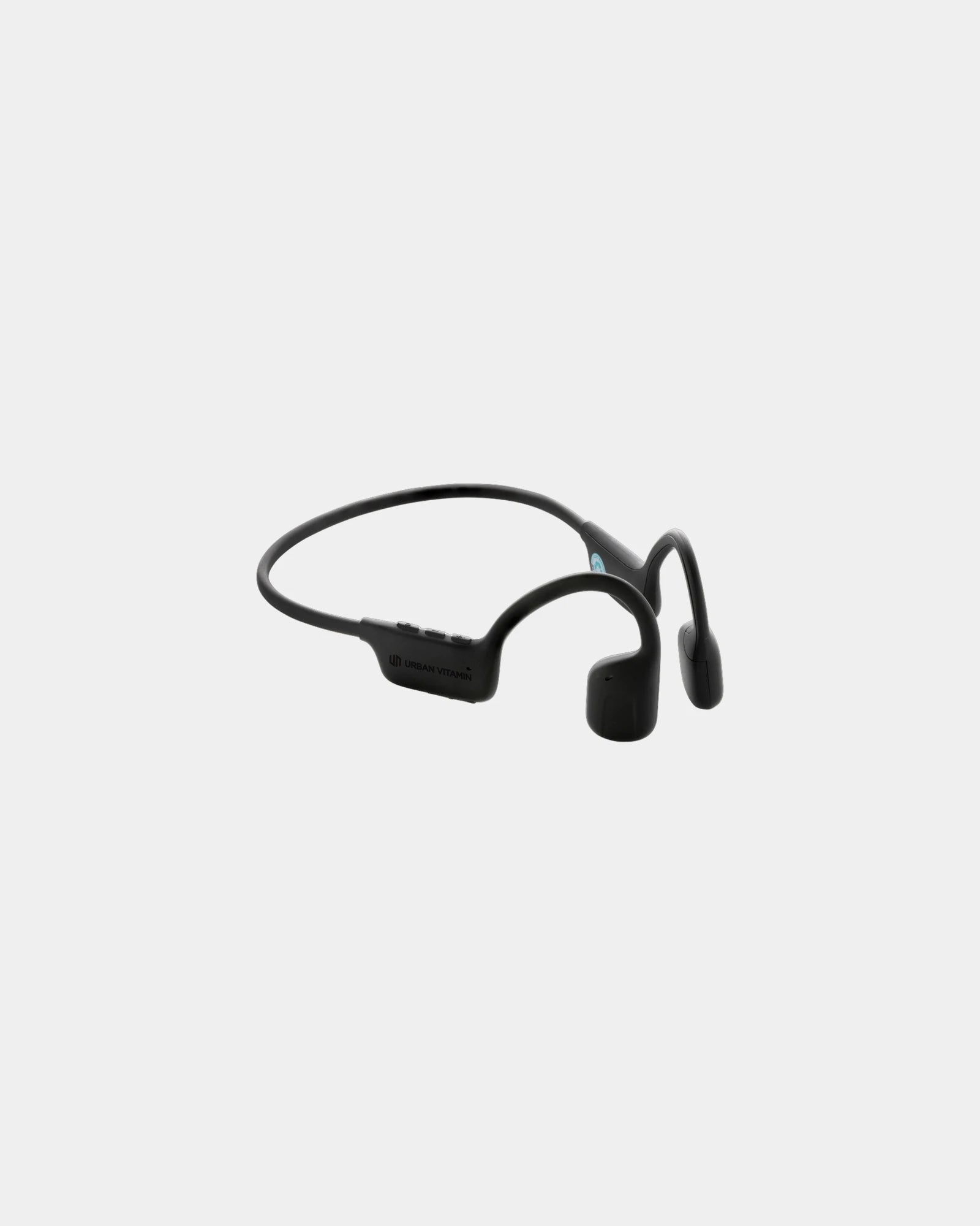 Custom recycled audio headset Urban Vitamin Glendale - Black