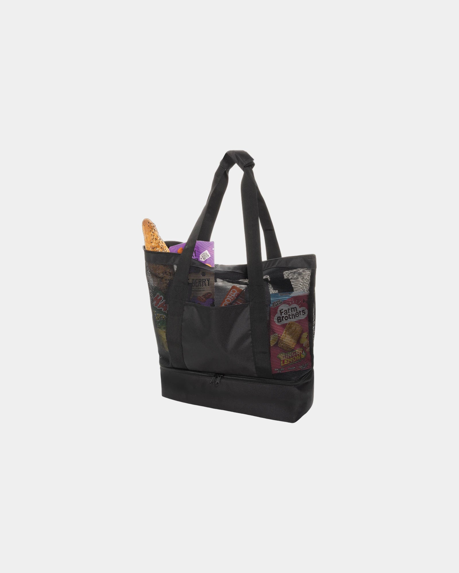 Promotional rPET AWARE™ insulated tote bag - Black
