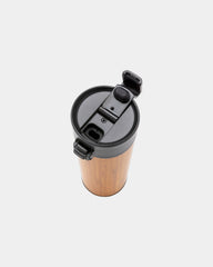 Promotional bamboo insulated mug 450ml - 7