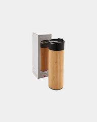 Promotional bamboo insulated mug 450ml - 1