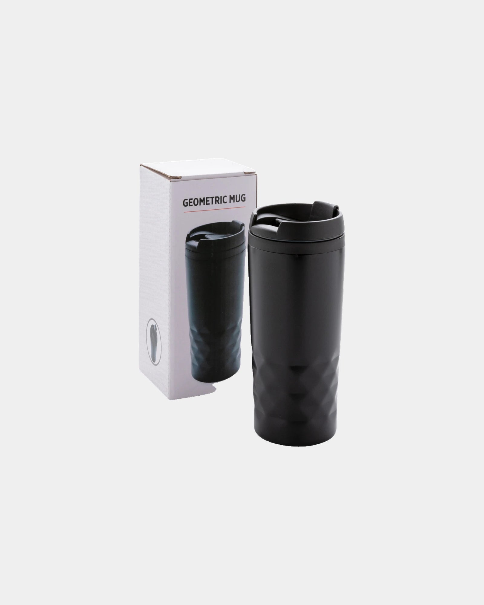 Custom geometric stainless steel 300ml mug