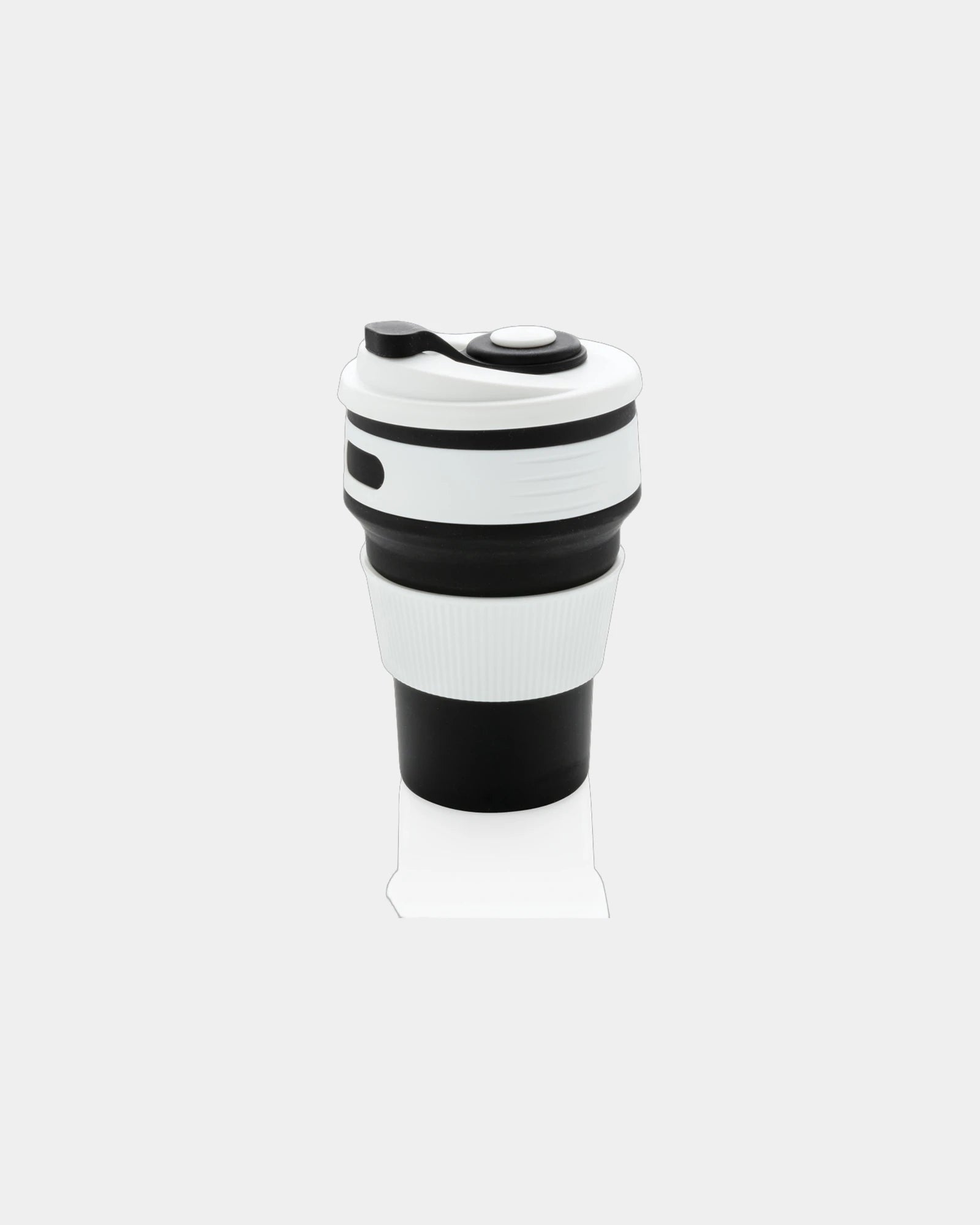 Promotional silicone foldable mug 350ml - Black