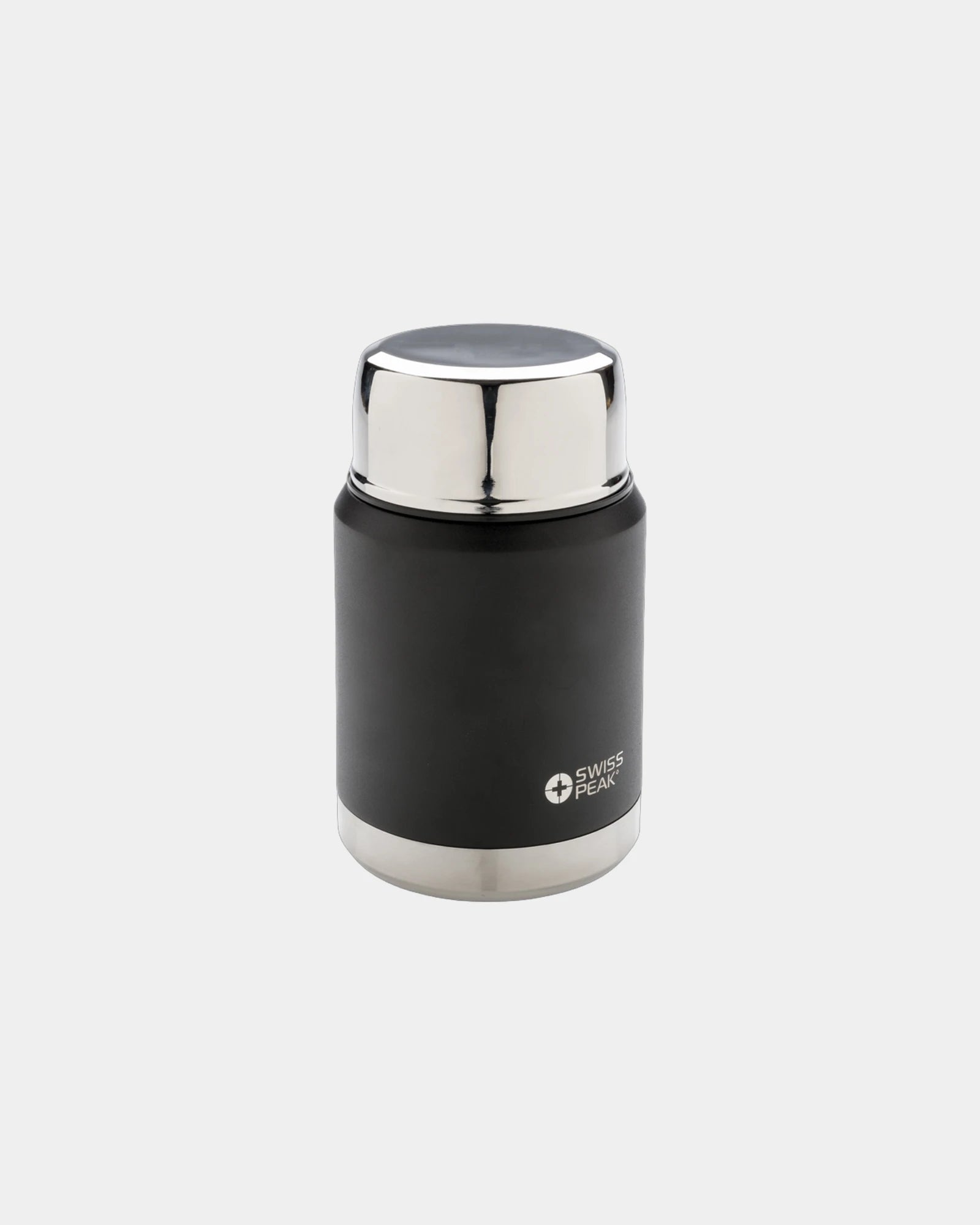 Promotional stainless steel food container 500ml - Black