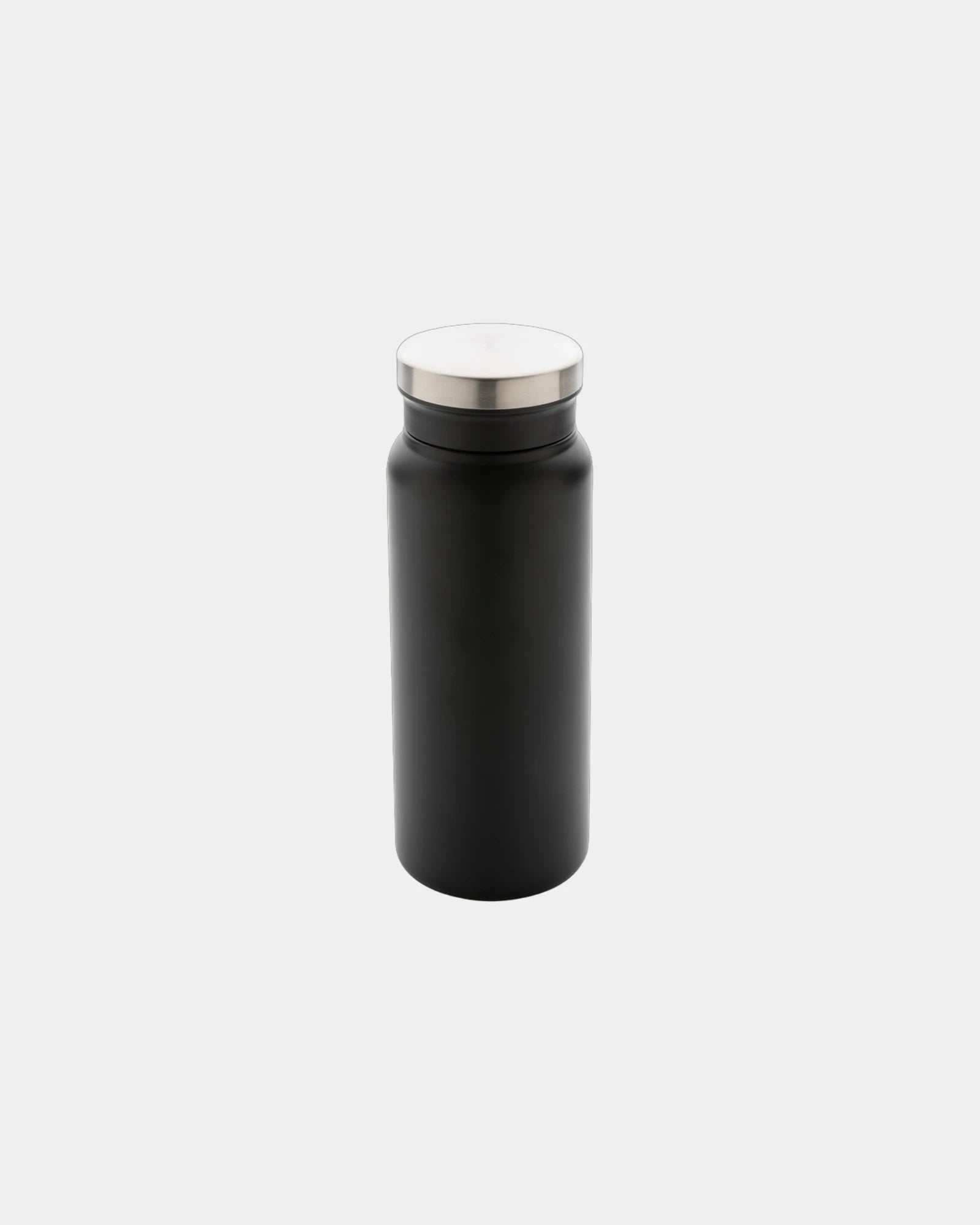 Promotional recycled stainless steel 600ml water bottle - Black